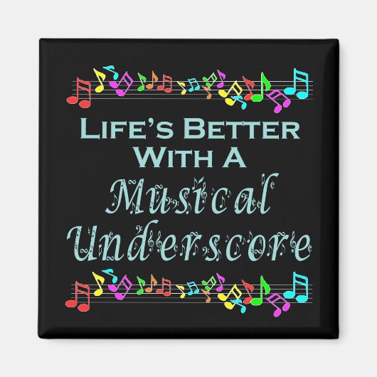 Musical Underscore Magnet (Vorne)