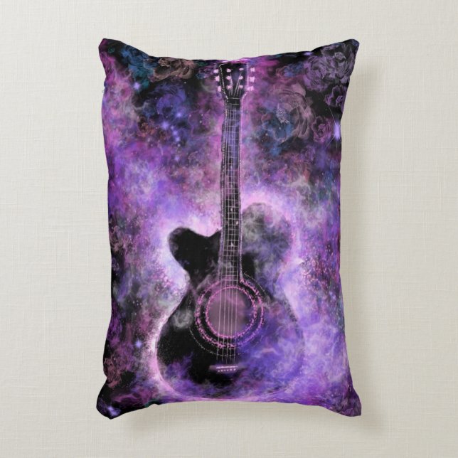 MusicalGuitar Pillow Dekokissen (Vorderseite(Vertikal))