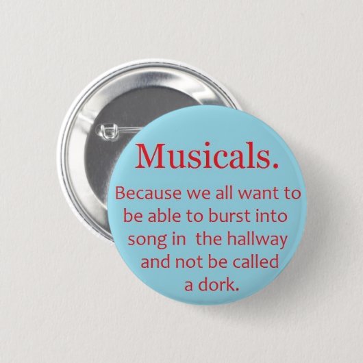 Musicals Button (Vorne & Hinten)