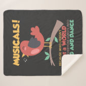 Musicals, weil wer nicht Song und Tanz Will Sherpadecke (Vorderseite (Horizontal))