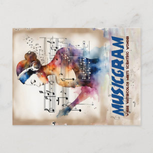 Musicgram Postkarte