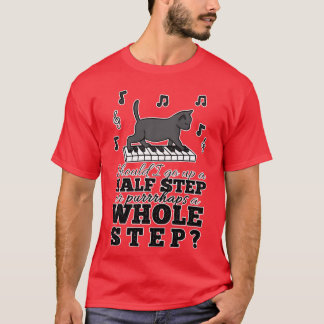Musicheory Cat Pun Retro T-Shirt