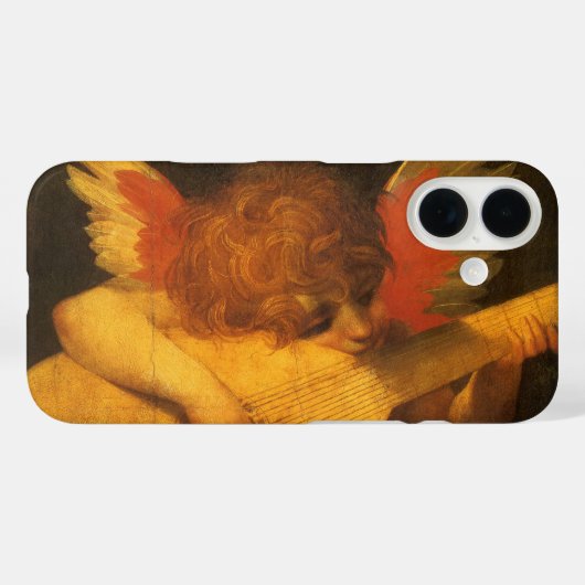 Musician Angel Lute von Rosso Fiorentino Case-Mate iPhone Hülle (Rückseite (Horizontal))