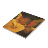 Musician Angel Lute von Rosso Fiorentino Fliese (Seite)