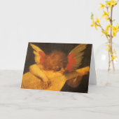 Musician Angel Lute von Rosso Fiorentino Karte (Gelbe Blume)