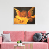 Musician Angel Lute von Rosso Fiorentino Leinwanddruck (Insitu (Wohnzimmer))