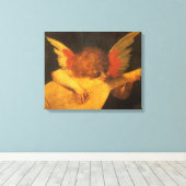 Musician Angel Lute von Rosso Fiorentino Leinwanddruck (Insitu (Holzboden))