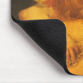 Musician Angel Lute von Rosso Fiorentino Mousepad (Ecke)