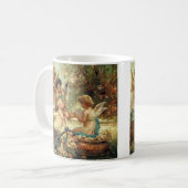 Musician Angels von Hans Zatzka, Viktorianische Ku Kaffeetasse (Vorderseite Links)