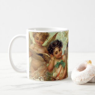 Musician Angels von Hans Zatzka, Viktorianische Ku Kaffeetasse
