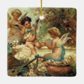 Musician Angels von Hans Zatzka, Viktorianische Ku Keramikornament (Rückseite)