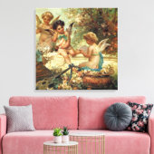 Musician Angels von Hans Zatzka, Viktorianische Ku Leinwanddruck (Insitu (Wohnzimmer))