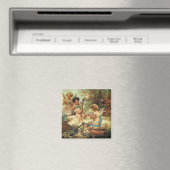 Musician Angels von Hans Zatzka, Viktorianische Ku Magnet (In Situ (Geschirrspüler))