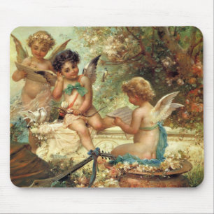 Musician Angels von Hans Zatzka, Viktorianische Ku Mousepad
