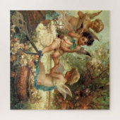 Musician Angels von Hans Zatzka, Viktorianische Ku Puzzle (Horizontal)