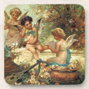 Musician Angels von Hans Zatzka, Viktorianische Ku Untersetzer