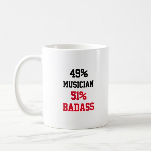 Musician Badass Kaffeetasse (Links)