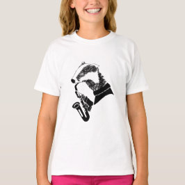 Musician Badger Saxophon individuell anpassbar T-Shirt