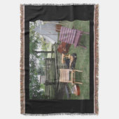 Musician Band Camp Throw Blanket Decke (Vorderseite Vertikal)