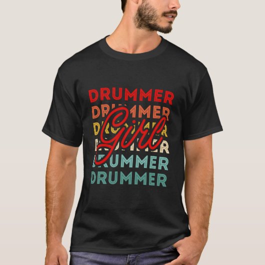 Musician Drummer Drums für Drummer T-Shirt (Vorderseite)