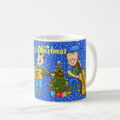 Musician Elves Weihnachts-Tasse Kaffeetasse (VorderseiteRechts)