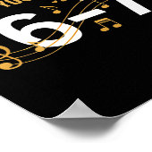 Musician Funny 6 7 Meme Six Seven For Music Teache Poster (Ecke)