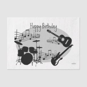 Musician Graphic Gift Tissue HAMbyWG Seidenpapier