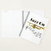 Musician Jazz auf Trompet-Player Planer (Anzeige)