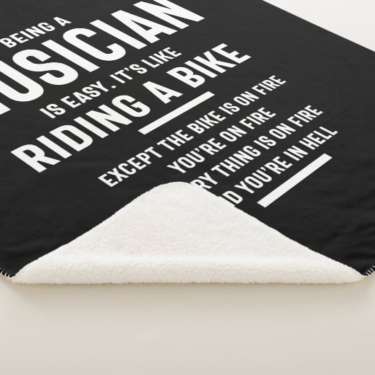 Musician Job Titel Geschenk Sherpadecke (3/4)