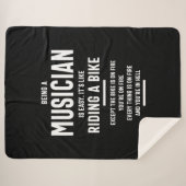 Musician Job Titel Geschenk Sherpadecke (Vorderseite (Horizontal))