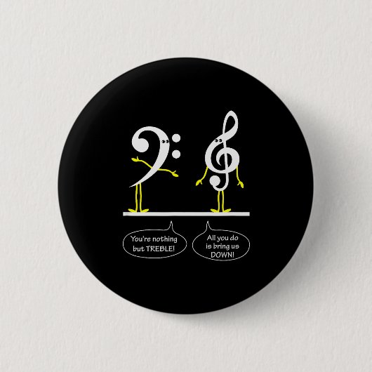 Musician Marching Band Music Funny Nothing But Tre Button (Vorderseite)