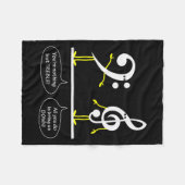 Musician Marching Band Music Funny Nothing But Tre Fleecedecke (Vorderseite (Horizontal))