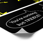 Musician Marching Band Music Funny Nothing But Tre Poster (Ecke)