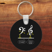 Musician Marching Band Music Funny Nothing But Tre Schlüsselanhänger (Vorderseite)