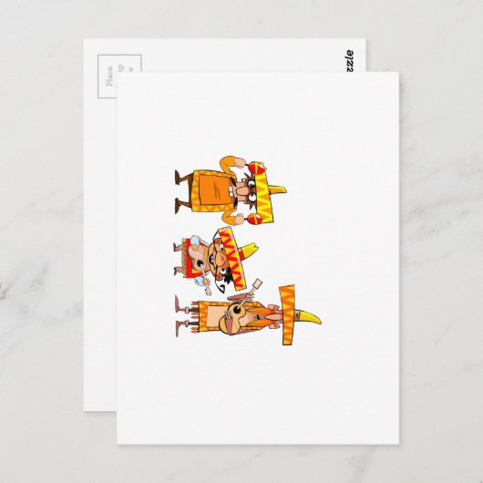 musician mariachi postkarte (Vorne/Hinten)