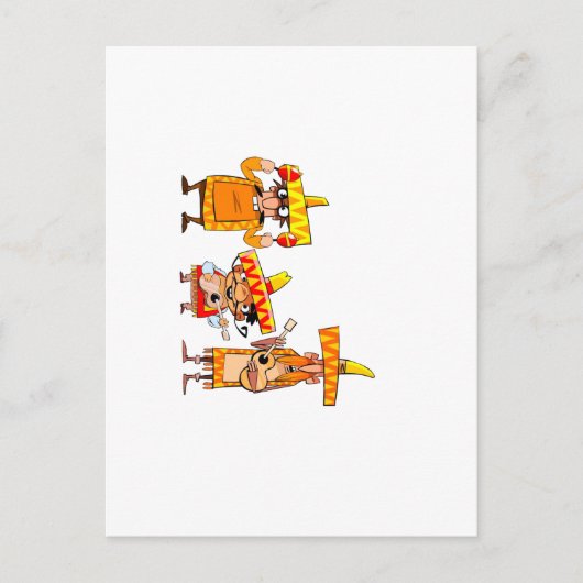 musician mariachi postkarte (Vorderseite)