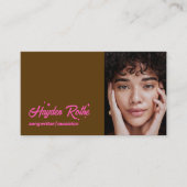 Musician Music Songwriter Foto QR Code Visitenkarte (Vorderseite)