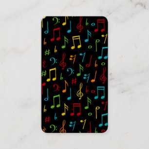 Musician Music Teacher Business Card Visitenkarte