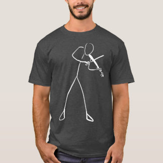 Musician Violin Player Minimalist Violin Music T-Shirt