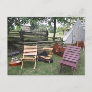 Musician's Band Camp "Wish You Were here" Postkart Postkarte