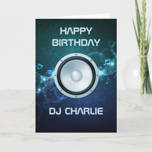 Musicians Birthday Card Karte (Vorderseite)