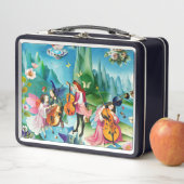 Musicians Fairies Playing Cellos Metall Brotdose (Beispiel)