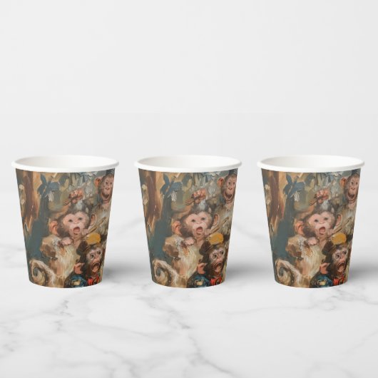 Musicians - Paper Cups Größe 236 ml Paper Cup Pappbecher (Multi)