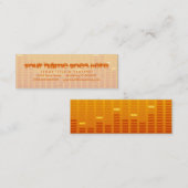 musicmeterz. v2. mini visitenkarte (Vorne/Hinten)