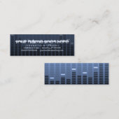 musicmeterz. v2. mini visitenkarte (Vorne/Hinten)