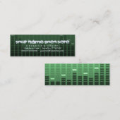 musicmeterz. v2. mini visitenkarte (Vorne/Hinten)