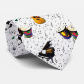 MusicNotes Krawatte (Gerollt)