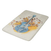 Musik 10 Bath Mats Badematte (Schrägansicht)
