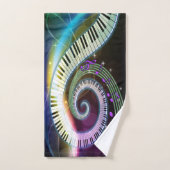 Musik 1 Badezimmer-Tuch-Set Badhandtuch Set (Handtuch)