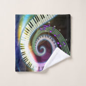 Musik 1 Badezimmer-Tuch-Set Badhandtuch Set (Waschlappen)